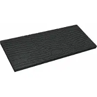 vidaXL Pavés 6 pièces Noir 60,5 x 25 x 2 cm Caoutchouc