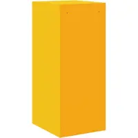vidaXL Cabinet de Dossier Jaune moutarde 44 x 50 x 106.5 cm