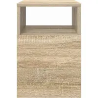vidaXL Table D'appoint 2 Pcs Chêne Sonoma 30,5 X 30 X 45 Cm