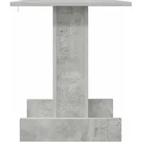 vidaXL Table d'appoint Gris béton 44,5 x 45 x 55 cm Bois d'ingénierie
