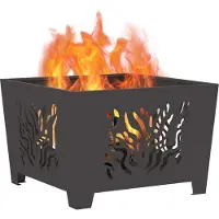 vidaXL Foyer Noir 60 x 60 x 40 cm Acier
