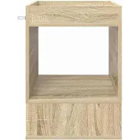 vidaXL Table D'appoint 2 Pcs Chêne Sonoma 40 X 40 X 56 Cm