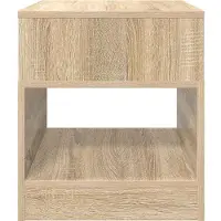 vidaXL Table D'appoint 2 Pcs Chêne Sonoma 40,5 X 40 X 45 Cm