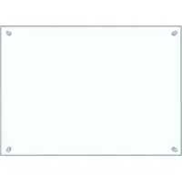 vidaXL Dosserets de cuisine 2 pcs transparent 70x50 cm verre trempé