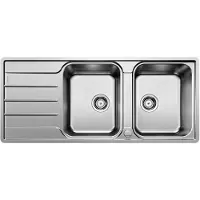 BLANCO 523037 LEMIS 8 S-IF Evier avecde vidage / double cuve / support