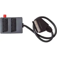 S-Conn S/CONN maximum connectivity Adaptateur répartiteur vidéo/ audio-scart, 2x, prise scart sur 2 connecteurs scart, boîte de commutation