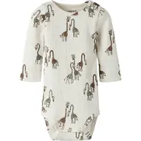 Name it Barboteuse / body 'NBMFridolin' marron / vert clair / blanc