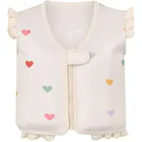 Vanilla Copenhagen Gilet de natation - Neo - Hearts - Cream - - 3-6 ans (98-116) - Gilet de natation