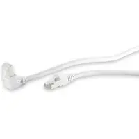 S-Impuls Câble patch cat 6 S/FTP PIMF angle droit blanc 3m