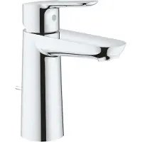 GROHE bauedge - wastafelkraan, met waste, chroom