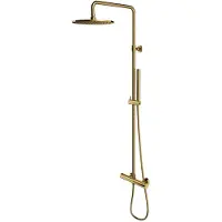Omnires Y Y1244SUGLB Ensemble de douche thermostatique, or brossé