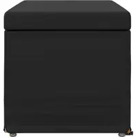 vidaXL Tabouret Noir 81 x 41 x 40 cm Simili cuir et bois d'ingénierie