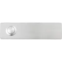 Heidemann 70546 Bouton-poussoir simple en acier inoxydable 48 V CA/2 A