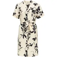 Object Robe-chemise 'OBJJacira' beige / noir