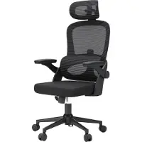 Sihoo M102C Chaise de bureau ergonomique en maille, dossier haut, accoudoirs 3D, support lombaire réglable, pivotante, noir