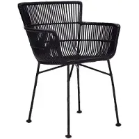 House Doctor Chaise Cuun noire