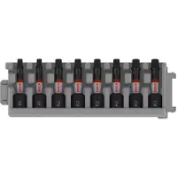 Bosch Pro R1/r2/r3 Hexagonal Socket Set 55 Mm 8 Pieces Argenté