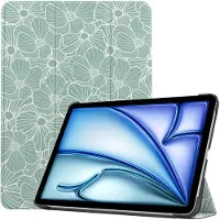 IMoshion Coque tablette Design Trifold Apple iPad Air 11 pouces (2026) M4 / (2025) M3 / (2024) M2 / Air 5 (2022) / Air 4 (2020) - Botanica