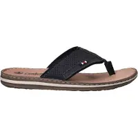 Rieker Chaussures de ville pour hommes, pantoufles, sandales, couleur noire, style décontracté