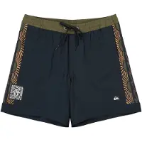 Quiksilver - Short de bain - Surfsilk Nomad Volley 17 Boardshort Black pour Homme - Taille XL - Noir