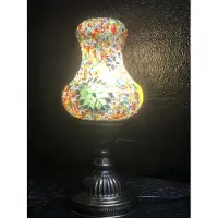 Halay Lampe mosaïque poire faite main Lampe de table turque ou lampe de chevet orientale