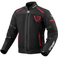 MUGENRACE Fuggire-A Veste Textile Noir Rouge Taille 3XL