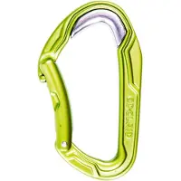 Edelrid - Mousqueton à verrouillage automatique - Bulletproof Bent II Oasis en Aluminium - Vert