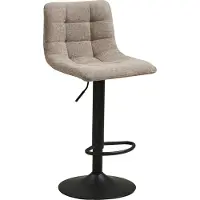 Hioshop Anea tabouret de bar gris.