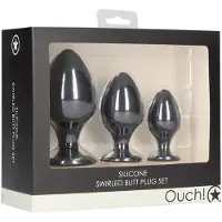 Ouch! Swirled Ensemble De Plugs Anaux