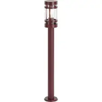 QAZQA Lampe d'extérieur moderne rouge foncé 80cm IP44 - Gleam