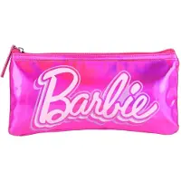 Barbie Trousse de toilette irisée pour enfants, trousse à crayons