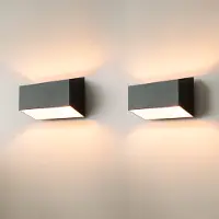 LUSENZ - Applique murale Ara nero oro noir mat intérieur doré 5W G9 IP20 dimmable