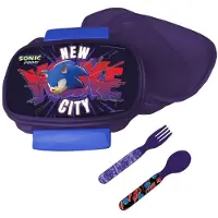 Giovas Sonic the Hedgehog Get Me Sonic der Igel Boîte à sandwich + set de couverts