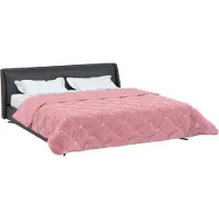 vidaXL Couette toutes saisons rembourrée rose 240 x 260 cm