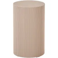 Ebuy24 Farense table d'angle Ø30cm beige.