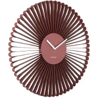 Karlsson - Horloge murale Cascara - Rouge - 50 x 50 x 50 cm