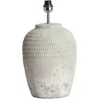 Light & Living - lampe de table - MINORA - gris - céramique - luminaire individuel - E27 - 1743027