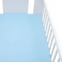 NEW BABY Drap de lit en jersey 120x60 bleu
