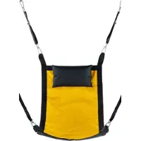 Mr. Sling Harnais rectangulaire en toile - 4 points - Jeu complet - Jaune