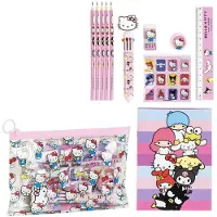 Cerdá - Zestaw papierniczy Hello Kitty, akcesoria premium do szkoły i biura