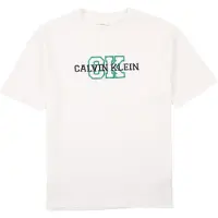 Calvin Klein Jeans Varsity Logo Short Sleeve T-shirt Blanc 12 Years Garçon