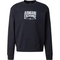 Armani Exchange Sweat-shirt marine / bleu ciel / blanc
