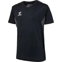 Hummel T-Shirt fonctionnel 'Authentic' gris / noir / blanc