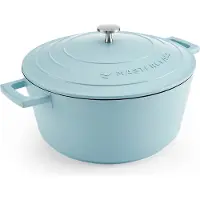Masterclass casserole 28 cm 5 l induction antiadhésive bleu ciel