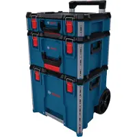 Bosch 1600A037DY Mallette De Rangement Trolley L-Boxx Contractor Set 3 Professional