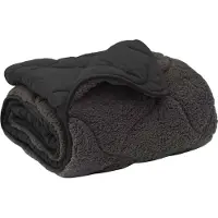 vidaXL Couette toutes saisons rembourrée anthracite 140 x 220 cm