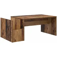 vidaXL Table basse en vieux bois 90 x 45 x 35 cm Bois composite