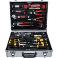Bgs Jeu d'outils Do it yourself dans un coffret en aluminium 129 pcs.