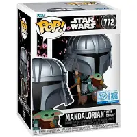 Funko POP! Pop! Star Wars Mandalorian z Grogu - Ekskluzywna Figurka kolekcjonerska