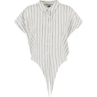 Urban Classics Tb7474 Short Sleeve Blouse Blanc M Femme